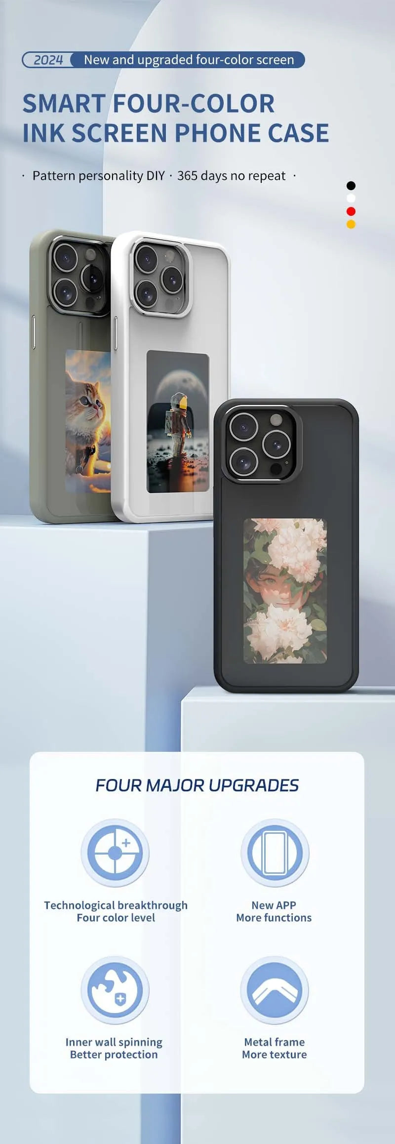 Smart E-ink Screen IPhone Case (I Phone)