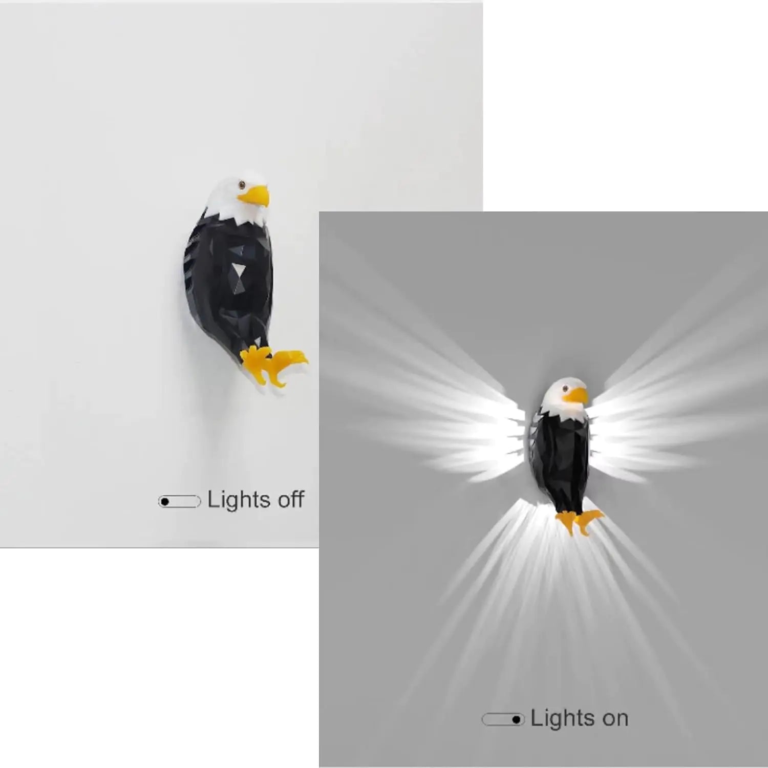 Eagle wall lamp indoor magnetic suction