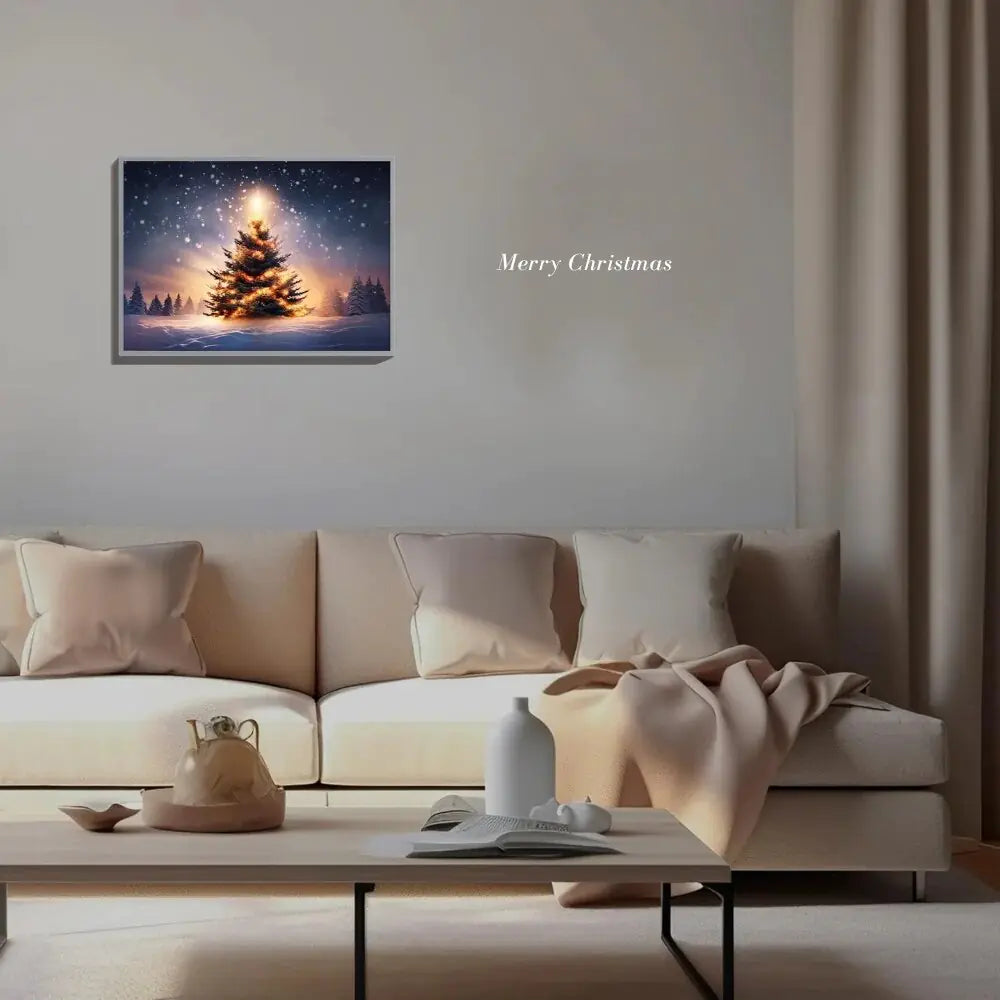 Christmas Tree Lights Decoration LED Lamp Painting