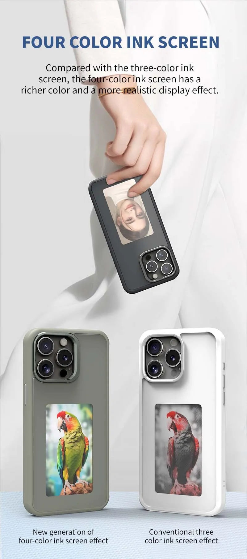 Smart E-ink Screen IPhone Case (I Phone)