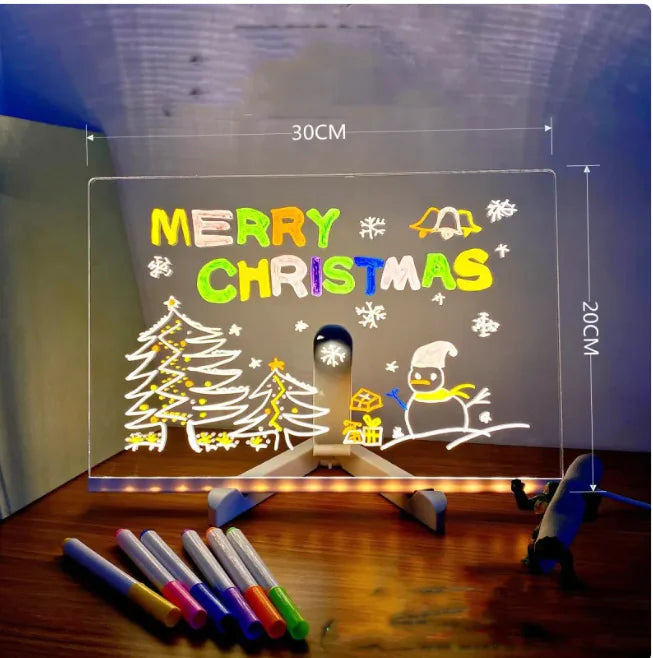 Creative Message Board Holiday Lamp