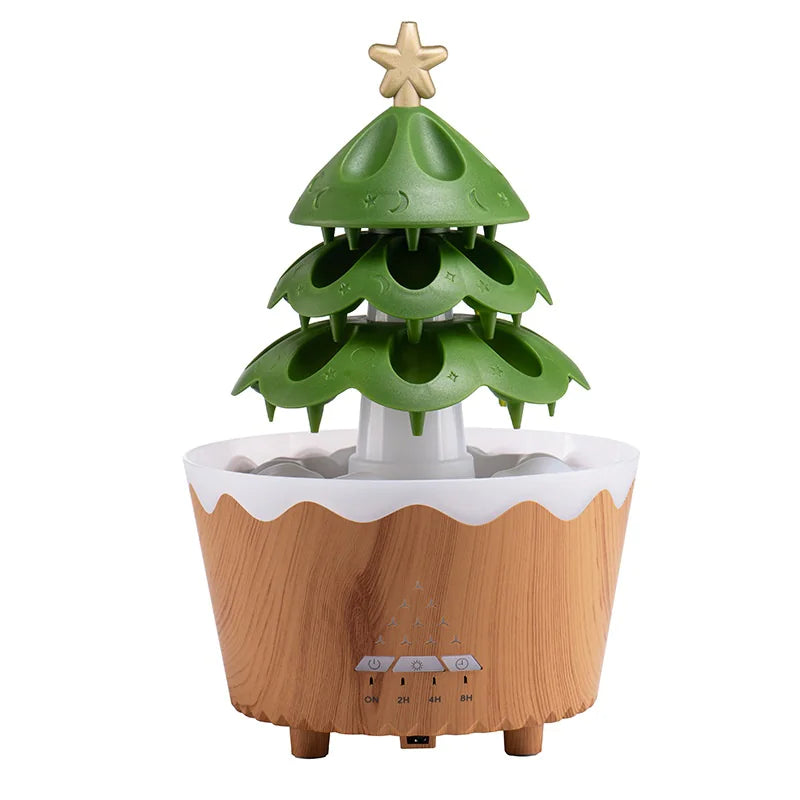 Christmas Tree Aromatherapy Diffuser with LED Lights