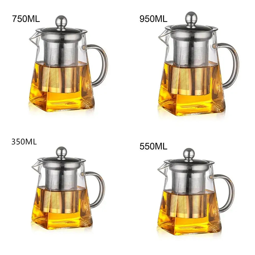 Glass Teapot with Infuser Tea Set